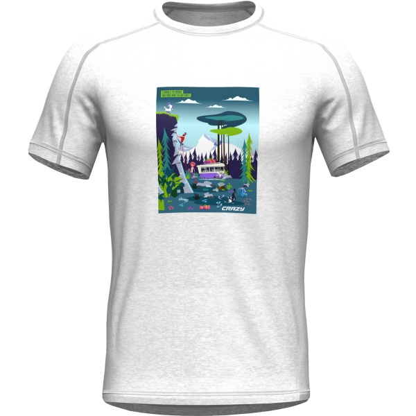 T-shirt Crazy Joker I Love Mountain